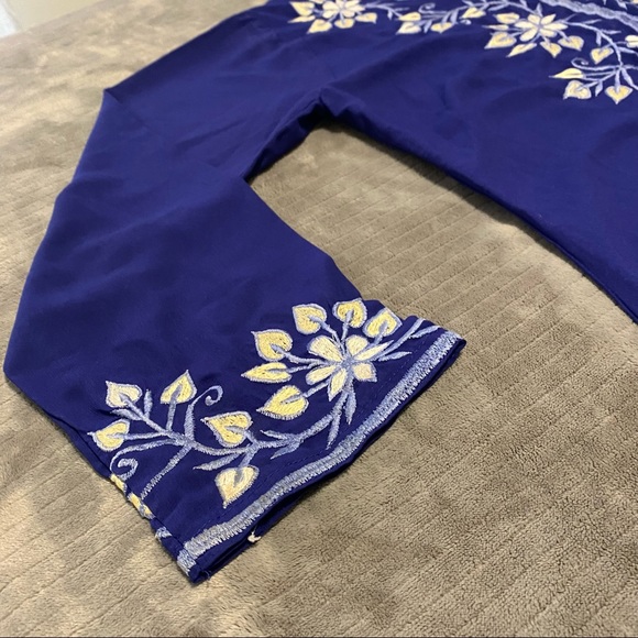 Indian Pakistani Blue Salwar Kameez - Picture 6 of 11